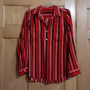 Ann Taylor long sleeved blouse med